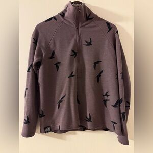 Oiselle Wazzie Wool Half Zip. Size M.